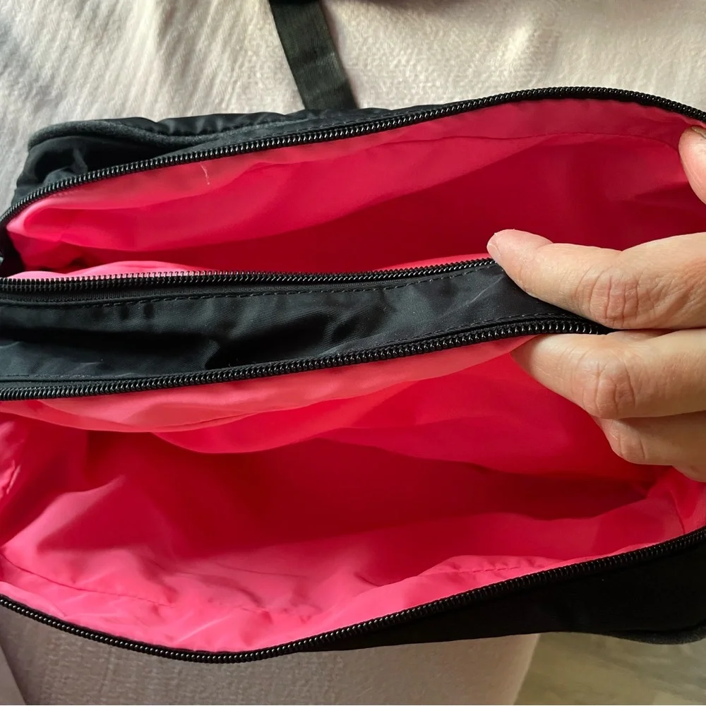 Oysho Black and Pink makeup Bag